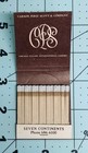 Vintage Seven Continents Chicago O hare Il Matchbook Carson Pirie Scott Full