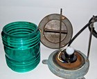 Vintage Perko Fig 1172 Bronze Marine Navigation Starboard Light - No  1 Lens