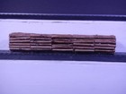 Solid Wood Load For Walthers Mainline 63  Pulpwood Car
