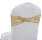 Spandex Chair Sashes Bands 25 Pcs Stretch Chair Ties Bows W  Buckle Slider