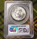 1956 Pcgs Ms 64 Fbl Franklin Silver Half Dollar  Full Bell Lines  Booming Luster