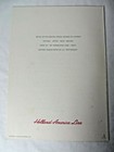 Ss Statendam Holland Am Lines Dinner Menu 1963 Frieze By Nico Nagler  11794