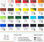 Heavy Body Acrylic Paint Set - 24 X 60ml  2 Oz  Colors For Art And Craft