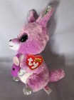 Rory The Purple Kangaroo - Ty 6   Beanie Boos  New   Mint - Claire s Exclusive