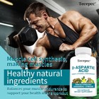 D-aspartic Acid 120 Capsules - Improve Muscle Endurance And Boost Energy