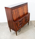 Mid Century Danish Modern Secretary Desk Cabinet Rosewood Erling Thorvits Vanity