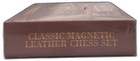 Magnetic Chess Set 15 5 Inch Chess Boards For Adults   Kids  Leather   Wooden