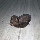 Vintage Hand Carved Wood Raccoon Rustic Primitive Farmhouse Woodland Animal