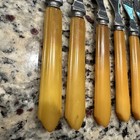 19 Pc Vintage Bakelite  Butterscotch Handled Silverware Set