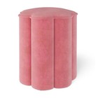 New Flower Petal Ottoman Pink