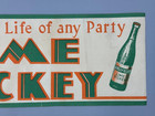 1930s Lime Rickey Califruit Life Of Party Paper Banner Sign Vintage Advertising