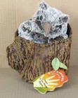 Folkmanis Puppets - 3034 Owl In Tree Stump Hand Puppet Nwt