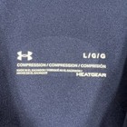 Under Armour Compression Shirt Mens Large Blue Long Sleeve Heat Gear Active Run