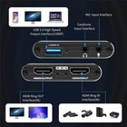 4k Audio Video Capture Card Usb 3 0 Hdmi Video Capture Device Hd Recording Lot
