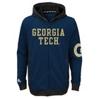 Ga Tech Yellow Jackets Adidas Navy Blue Full Zip Climawarm Ultimate Hoodie Youth