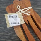 Wood Salad Hands Server Hardwoods Of The South Pacific Island Sea Turtle Shaped