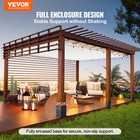 Vevor 4 Pack 4x4 Post Base Brackets Heavy Duty Wood Post Fence Post Anchor