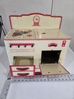 Vintage 1950   s Wolverine Tin Lithograph Toy Stove Oven Range Kitchen Red White