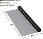36 X 200 In Pet Window Screen Mesh  Cat Proof Window Screen Replacement  Dog Scr