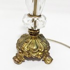 Vtg Gim 3211 Hollywood Regency Table Lamp Brass   Lucite 1972  12  Without Bulb