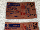 Bruce Springsteen 2 Concert Ticket Stubs 1980 New York Nassau Coliseum Ephemera