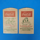 Vintage Coca Cola Advertising No Drip 1930 s Paper Bottle Wraps Lot Of 5