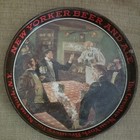 Set Of 5 Vintage Serving Trays Including 1936 New Yorker Beer And Ale Tray