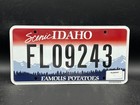 Idaho License Plates - Scenic Idaho Famous Potatoes Graphic License Plate Tags