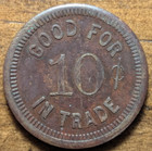 1913 Rico  Colorado Co The Cosmopolitan  saloon  Jim English Rare Trade Token
