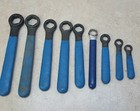 Good Used 9 Piece Dipped Handle Sae 6 Point Box End Elecricians Wrench Set