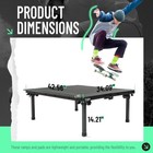 Fun Grind Box Foldable Portable Skateboard Rail Ramp For Mx  Scooter