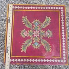 Vintage Indian Moroccan Style Painted  Trunk Chest Storage Box Coffee Table