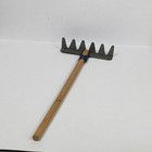 Vintage Cracker Jack Prizes Wooden Rake Miniature Toy Very Rare
