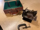 Vintage Singer Mini Sewing Machine With Case 100 Year Anniversary