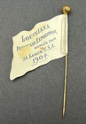 Rare 1904 St  Louis Flag World s Fair Souvenir Flag Lapel Pin