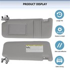 2007-2011 Toyota Camry Sun Visor Left Driver Side With Sunroof light Us Stock
