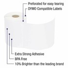 2 Rolls Dymo 4xl Direct Thermal Shipping Labels 4x6 1744907 Compatible 220 roll