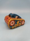 Marx Small Wwii Sparkling No  5 Tank - Tin Lithographed  Windup  Works - Us Army