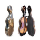 Cello Case 4 4 Carbon Fiber Hard Shell Cello Box Light Strong With Durable New