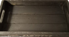 Farmhouse Wooden Crate  Handmade  Rustic Wood Tray  Kitchen Centerpiece Decor