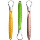3 Pcs Tongue Scraper Scaper Stainless Steel Cleaner Travel Baby Coating Tool