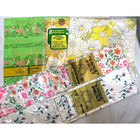 Vintage Lot Of Gift Wrap  Florals 1960s   70 s
