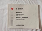 Original Leitz Leica Sf 20 Shoe Mount Flash  14414  W  Manual For M6 Ttl M7 R8