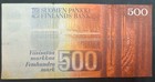 1986 Finland 500 Markkaa Signatures Kullberg-m  kinen P120 2   7020322638 