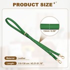 Leather Purse Strap  Adjustable Shoulder Strap For Crossbody Bags  Green