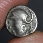 Ancient Celts Coin Gaul Silver Quinarius 80bc Sequani Tribe Gallic Celtic Horse