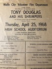 1968 Wolfe City Texas Volunteer Fire Dept Tony Douglas   His Shrimpers Program