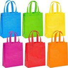 30 X Non-woven Party Bags Treat Tote Bags With Handles With 6 Colours 25x10x29cm