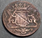 Antique 1791 Voc Duit Dutch East India Company Coin