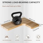 Floating Corner Shelves Set Of 3  Solid Wood Picture Wall Shelf  Floating Shelve